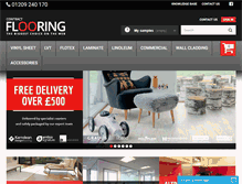 Tablet Screenshot of contractflooring.com